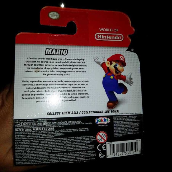 Super Mario World of Nintendo Figure MARIO - Picture 3 of 3